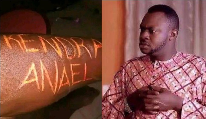 Hot breakfast loading - Reactions as man uses hot knife to tattoo girlfriend's name on his hand - man hot iron tattoo girlfriend name ft 1