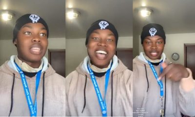 Cat appeared in my room - Nigerian man shares experience with 'village people' the night he arrived Canada (Video) - nigerian man canada cat 1