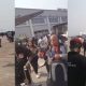 Nigeria will stress you - Reactions trail video of passengers running to board plane preparing to take off without them - passengers run plane