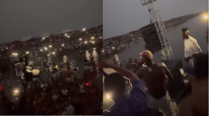 Portable becomes first Nigerian artiste to hold show on water (Video) - portable show river port harcourt 1