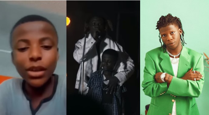 Singer, Seyi Vibez offers scholarship to talented boy who sang his song (Video) - seyi vibez boy scholarship 1