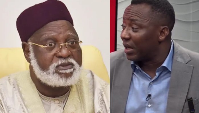 I have problem with military officers that annulled 1993 election - Sowore confronts Abdulsalami - sowore abdulsalami 1