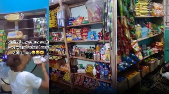 Nigerian student converts his off-campus apartment to provision store - student convert room store