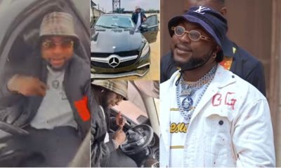 Davido's lookalike buys Benz after months of acting like 'low budget OBO' - twin obo davido lookalike benz