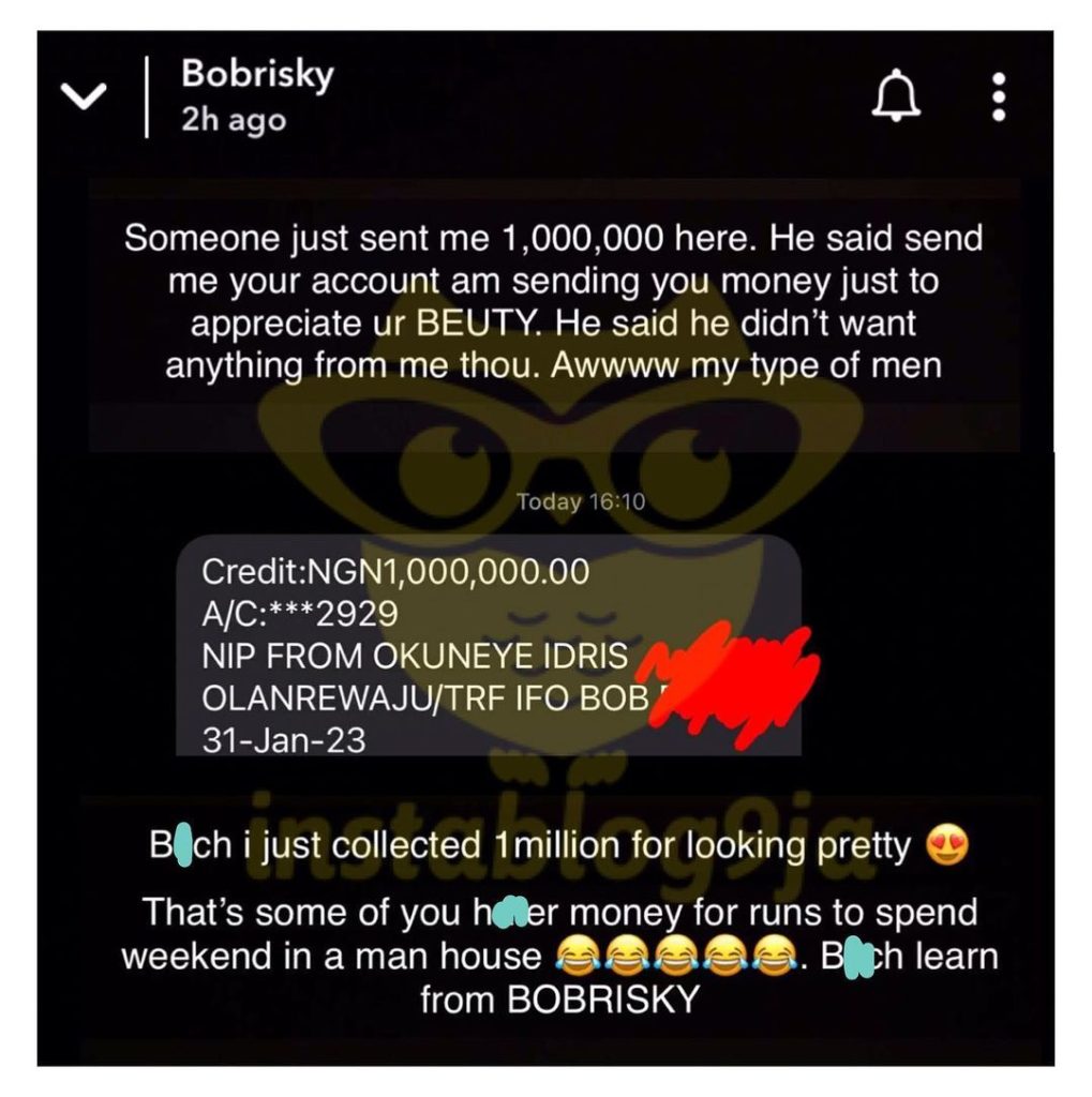 Bobrisky receives N1m from his male fan who wishes to appreciate her beauty - 328865361 706821917776735 775312163874895639 n 3