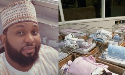 'Alhamdulillah' - Young man jubilates as he welcomes twins with his wife - abu irfan welcome twins