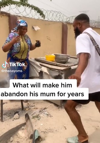 Man returns from UK to beg mum years after abandoning her because of pastor's revelation - correct