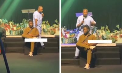 Man with dreadlocks embarrassed as pastor uses him as example of who ladies shouldn't choose - man dreadlocks pastor church