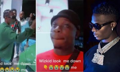 You think say you get money pass me - Man fumes after being snubbed by Wizkid - man wizkid snub money