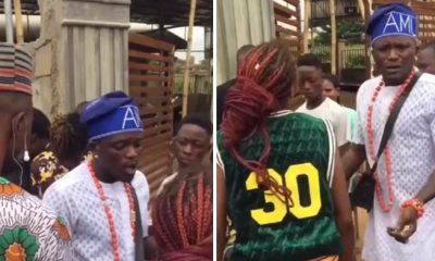 Fans in disbelief as Portable settles family dispute in Ogun community - portable settle dispute