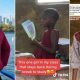 Oyibo man offers assistance to orphaned pupil who reads in class during break - schoolgirl read class break