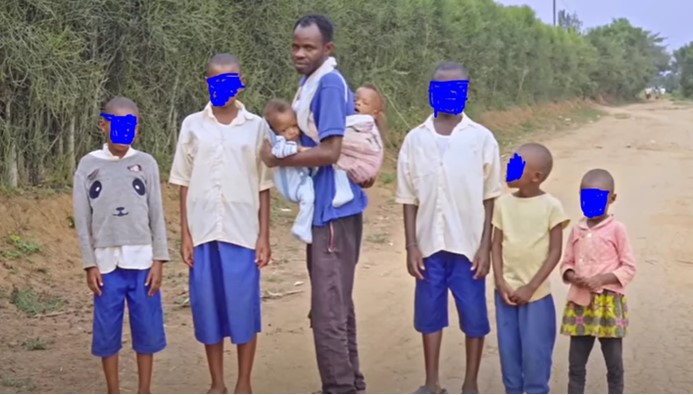 Jobless single father turns to street beggar to fend for his seven children