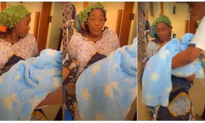 Woman refuses to hold her newborn baby following stressful labour (Video) - woman refuse hold baby