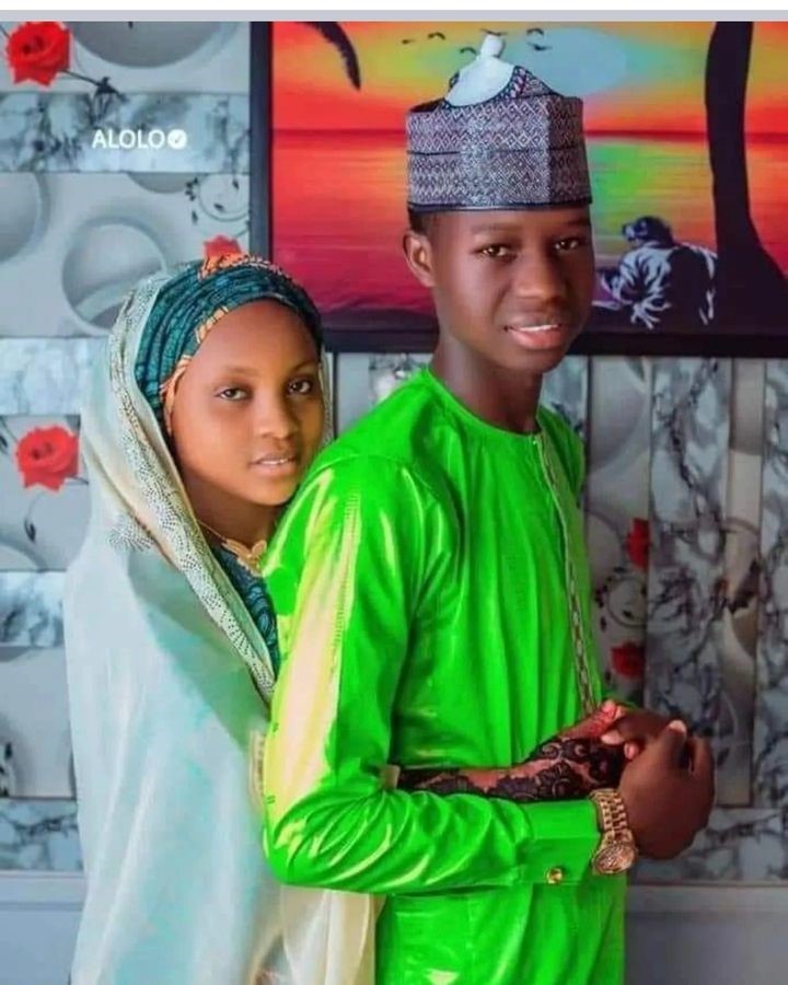 Viral photos of underage couple who tied the knot in Sokoto stirs controversy - couple3