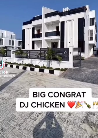DJ Chicken finally launches new house in Lekki (Video) - dj chicken lekki house