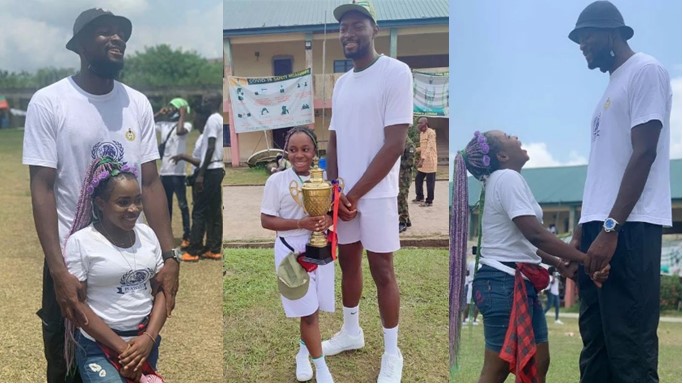 Tallest corper falls in love with shortest corp member after meeting at NYSC camp