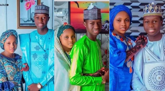 Viral photos of underage couple who tied the knot in Sokoto stirs controversy - underage couple sokoto