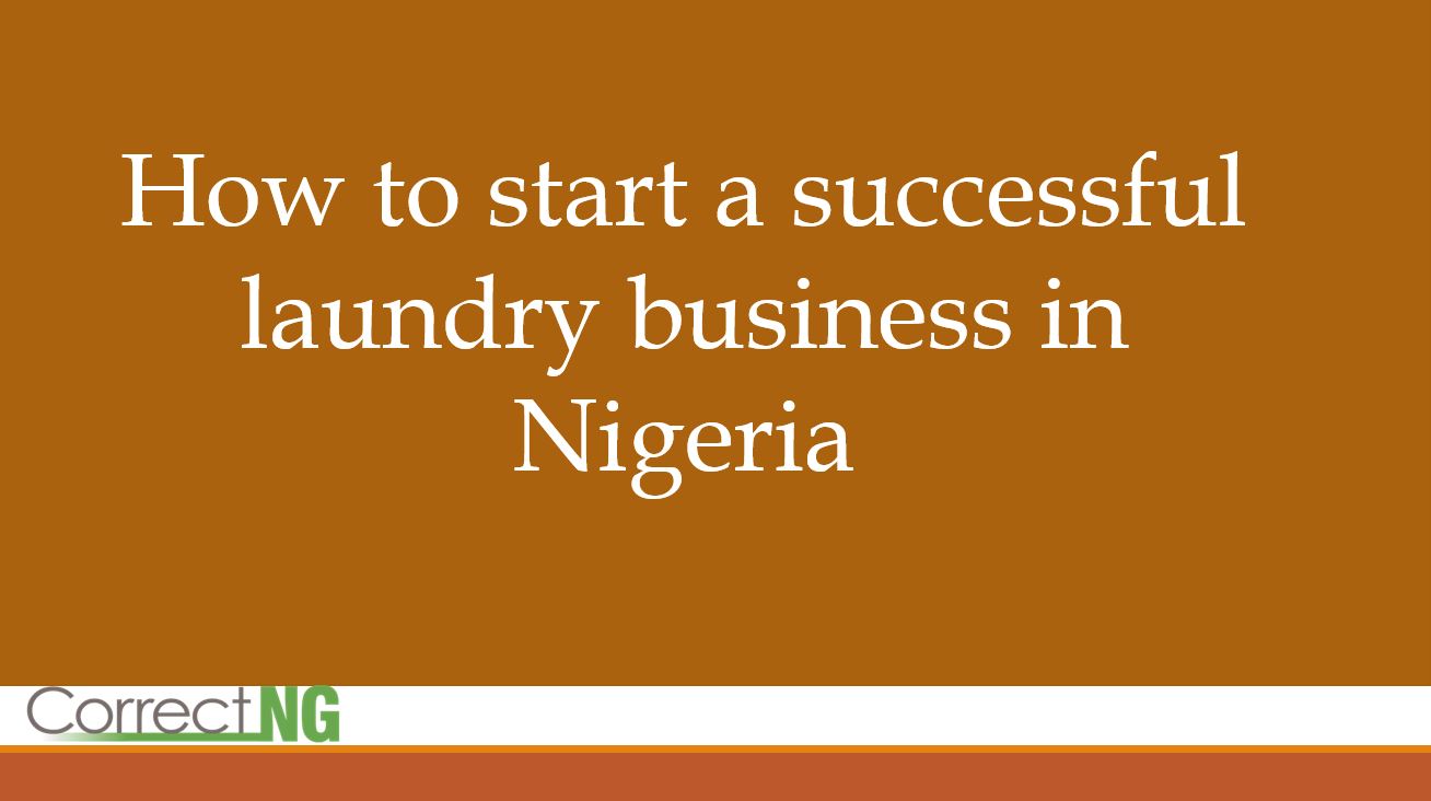 Laundry business in Nigeria