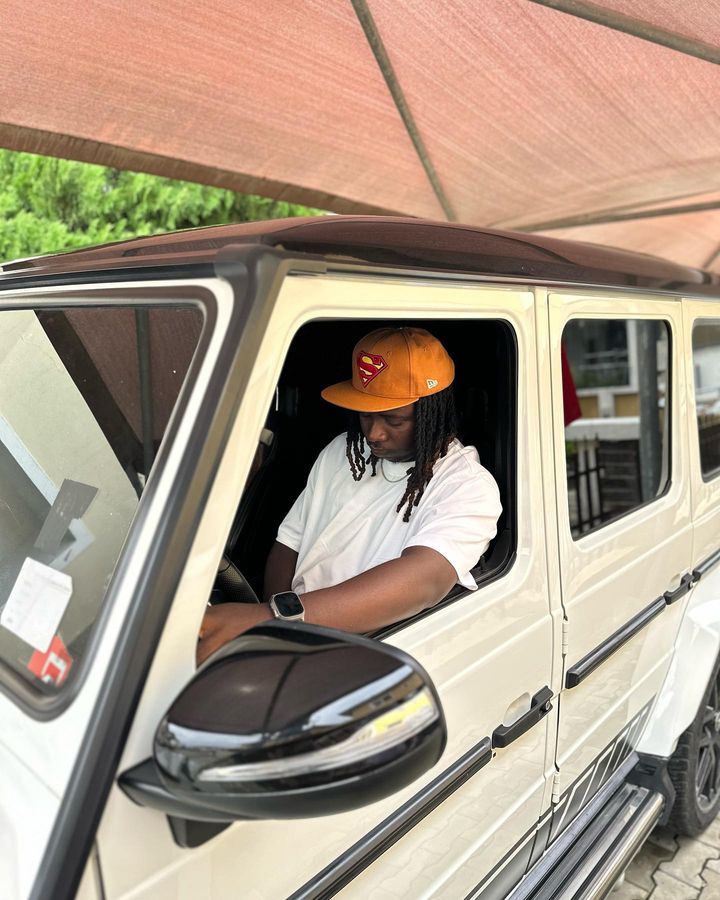 Skit-maker, Lord Lamba buys another car, a G-Wagon (Photos)