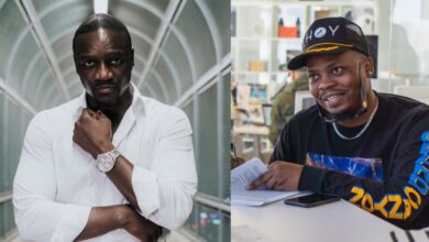 Akon regret sign olamide