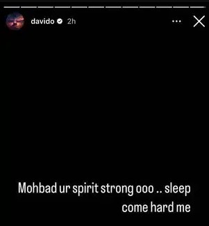 Davido Mohbad spirit strong