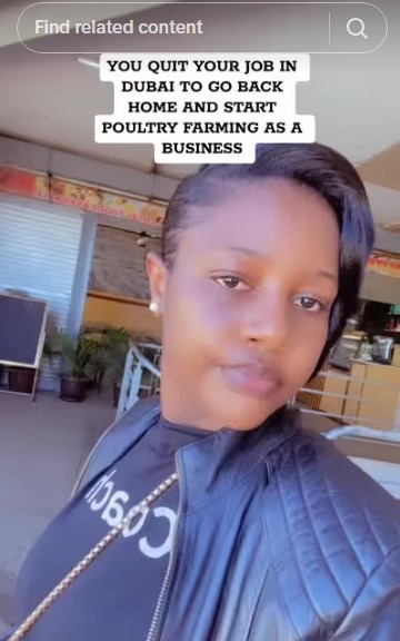 Lady quits Dubai job returns home for poultry business