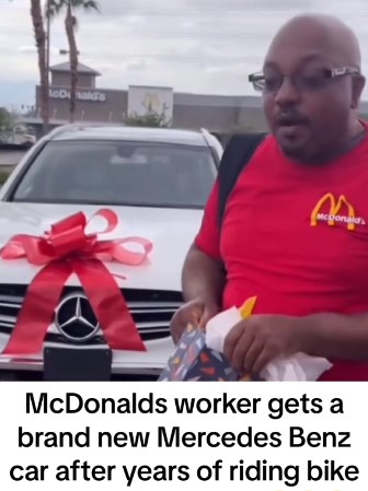 worker receives Benz from employer