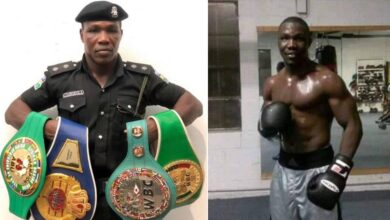 Police officer boxing championship