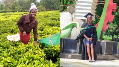 Naom Kemunto farming graduate