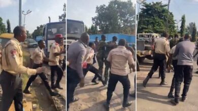 FRSC officials beat soldiers for invading their office