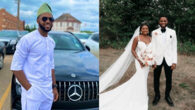Nigerian man weds lady he did midnight calls with years ago