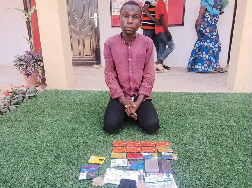 Police arrest man with 13 ATM cards