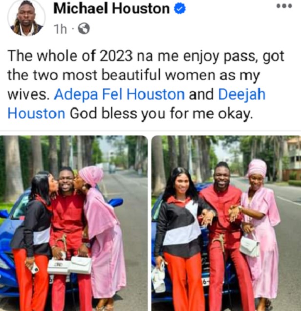 Michael Houston two wives