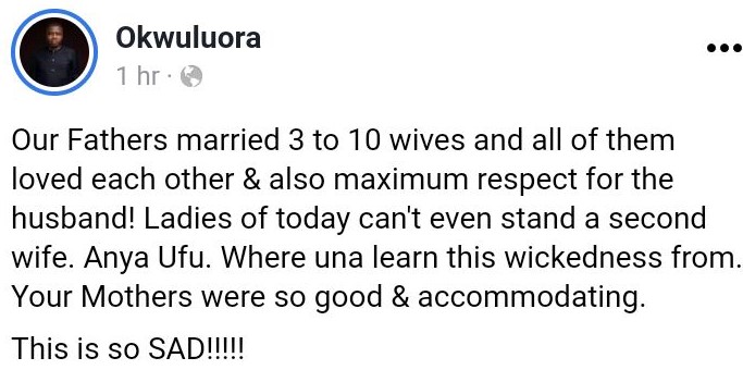 Our fathers married up to 10 wives, but modern women can't stand a second wife - Journalist laments