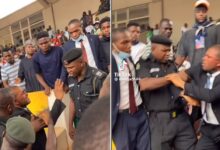 Drama as police officer kicks out DSS official from 'reserved spot'