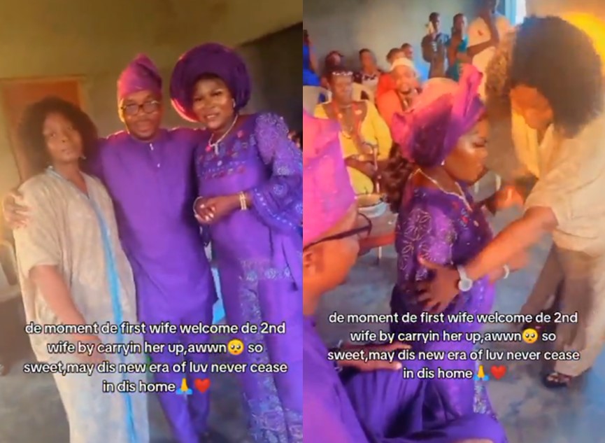 Nigerian woman welcomes her husband's second wife
