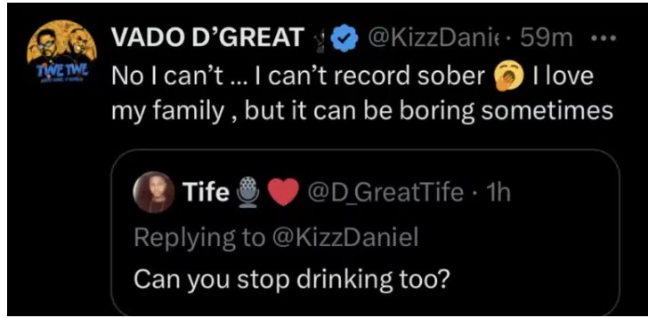 Kizz Daniel smoking