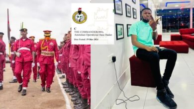 Graduate in shock after being posted to Amotekun for NYSC