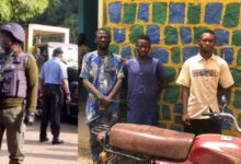 Three men use N100k from sale of stolen motorcycle to lodge in hotel with girlfriends