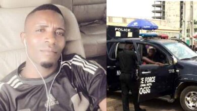 Ogun police gives money to man begging for transport fare to attend job interview