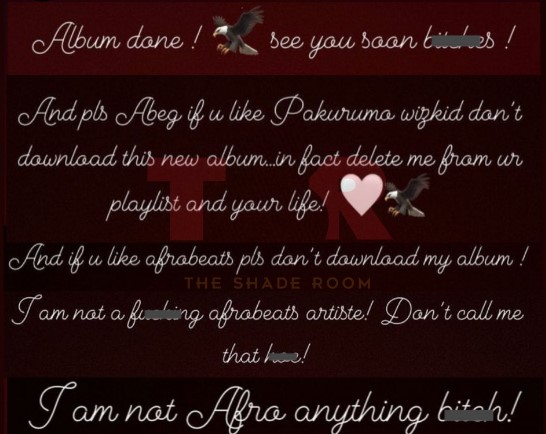 I’m not an Afrobeats artiste - Wizkid