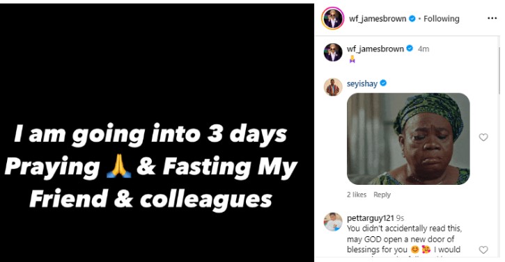 James Brown set to commence 3-day fasting and prayer for Bobrisky