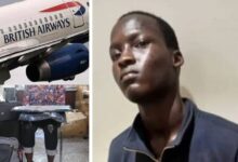 Young man nabbed while trying to sneak into London-bound airplane