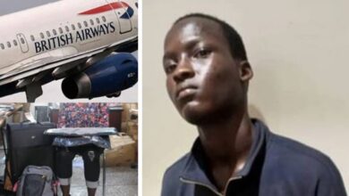 Young man nabbed while trying to sneak into London-bound airplane