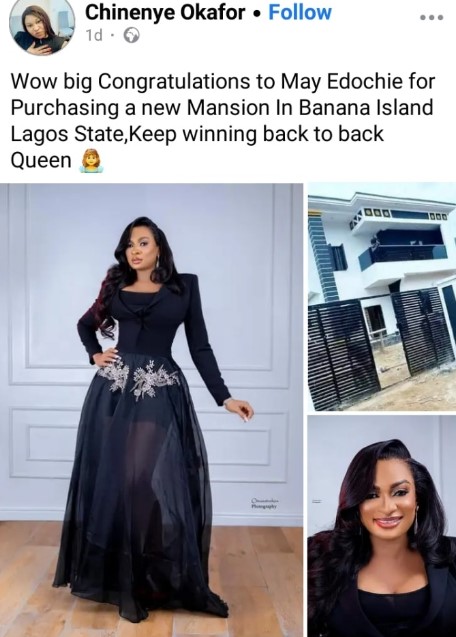 May Edochie reportedly purchases mansion at Banana Island