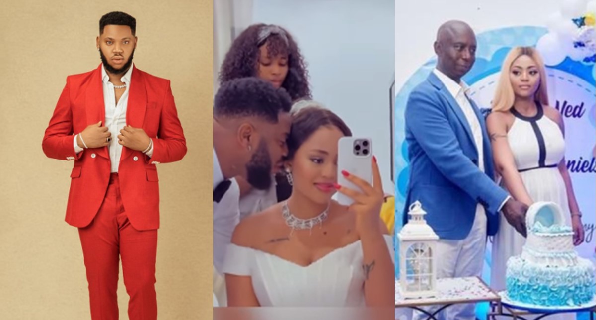 “I now know why Ned wants to legalize gun” – Nigerians react as Somadina finally marries Regina Daniels in movie (Video)