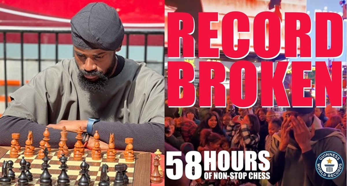 Tunde Onakoya surpasses Guinness World Record for longest chess marathon