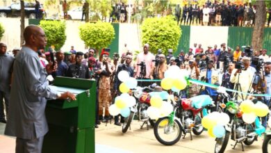 They should not go missing - Wike warns security agencies as he donates 100 motorcycles