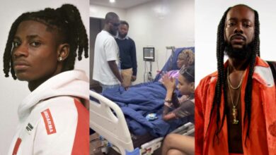 Adekunle Gold visits ailing singer, Khaid in the hospital