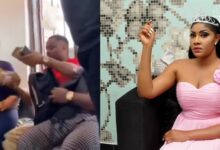 Angela Okorie slams Zubby Michael over video of him giving money to Junior Pope’s family